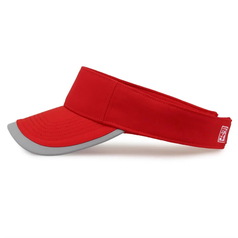 The Game Gb463 Gamechanger Visor with Bill Tipping - Red Gray