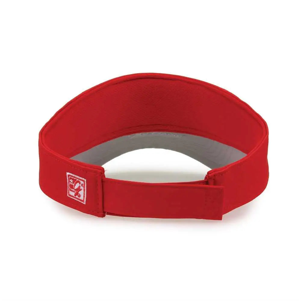 The Game Gb463 Gamechanger Visor with Bill Tipping - Red Gray