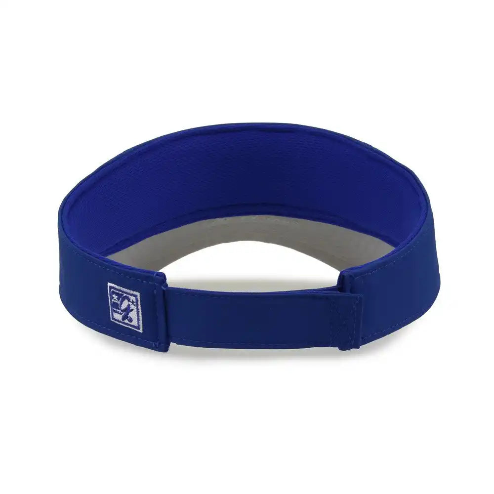 The Game Gb463 Gamechanger Visor with Bill Tipping Royal Gray / one Size Fits Most
