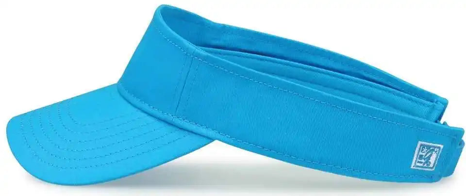 The Game Gb464 Cotton Twill Visor - Blue Taffy - Columia / one Size Fits Most