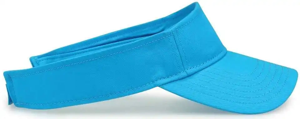 The Game Gb464 Cotton Twill Visor - Blue Taffy - Columia / one Size Fits Most
