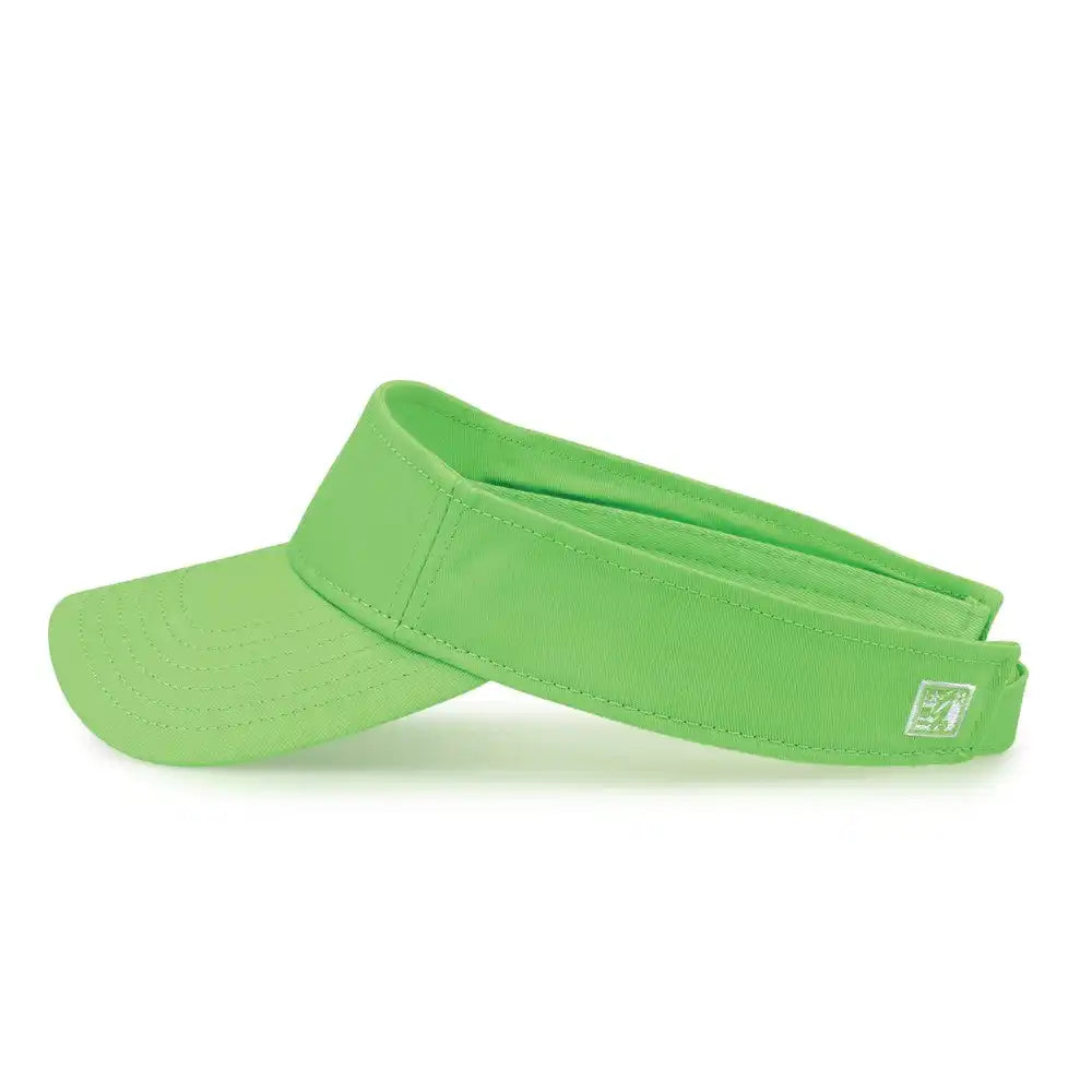 The Game Gb464 Cotton Twill Visor Lime / one Size Fits Most