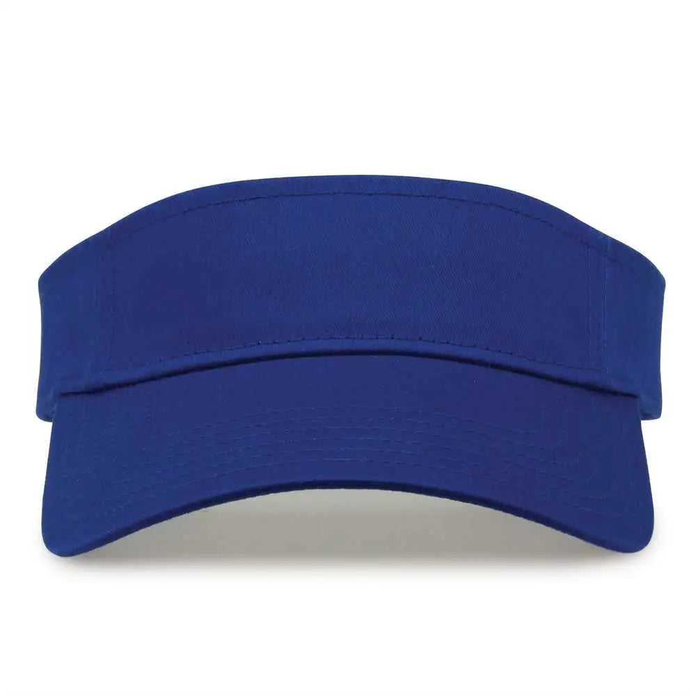 The Game Gb464 Cotton Twill Visor - Royal