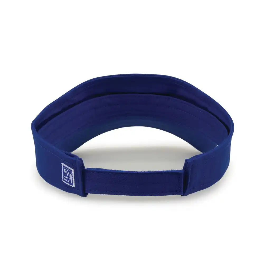 The Game Gb464 Cotton Twill Visor Royal / one Size Fits Most