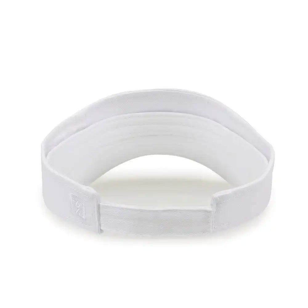 The Game Gb464 Cotton Twill Visor White / one Size Fits Most