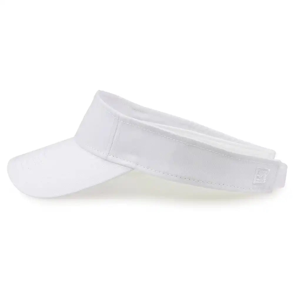 The Game Gb464 Cotton Twill Visor White / one Size Fits Most