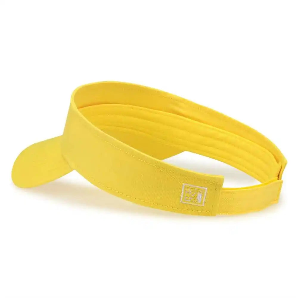 The Game Gb464 Cotton Twill Visor Yellow / one Size Fits Most