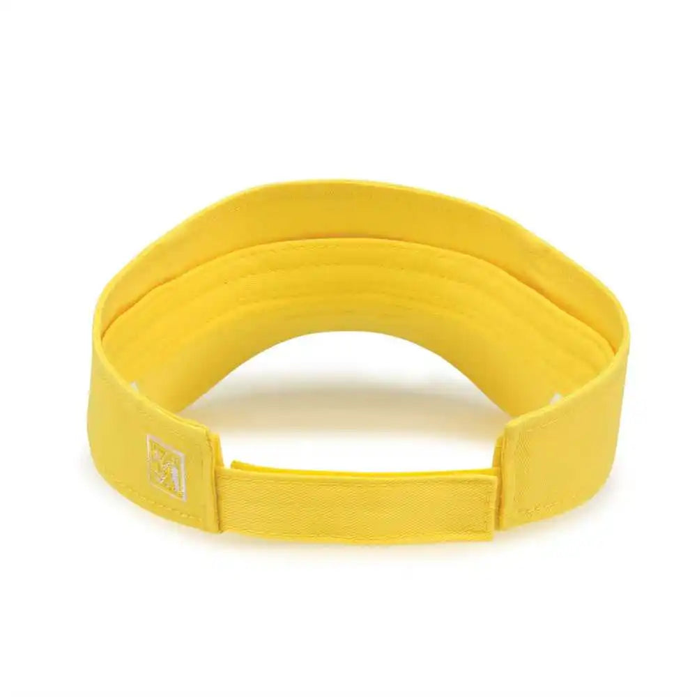 The Game Gb464 Cotton Twill Visor Yellow / one Size Fits Most