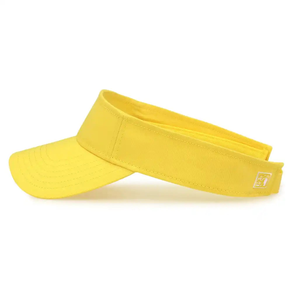 The Game Gb464 Cotton Twill Visor Yellow / one Size Fits Most