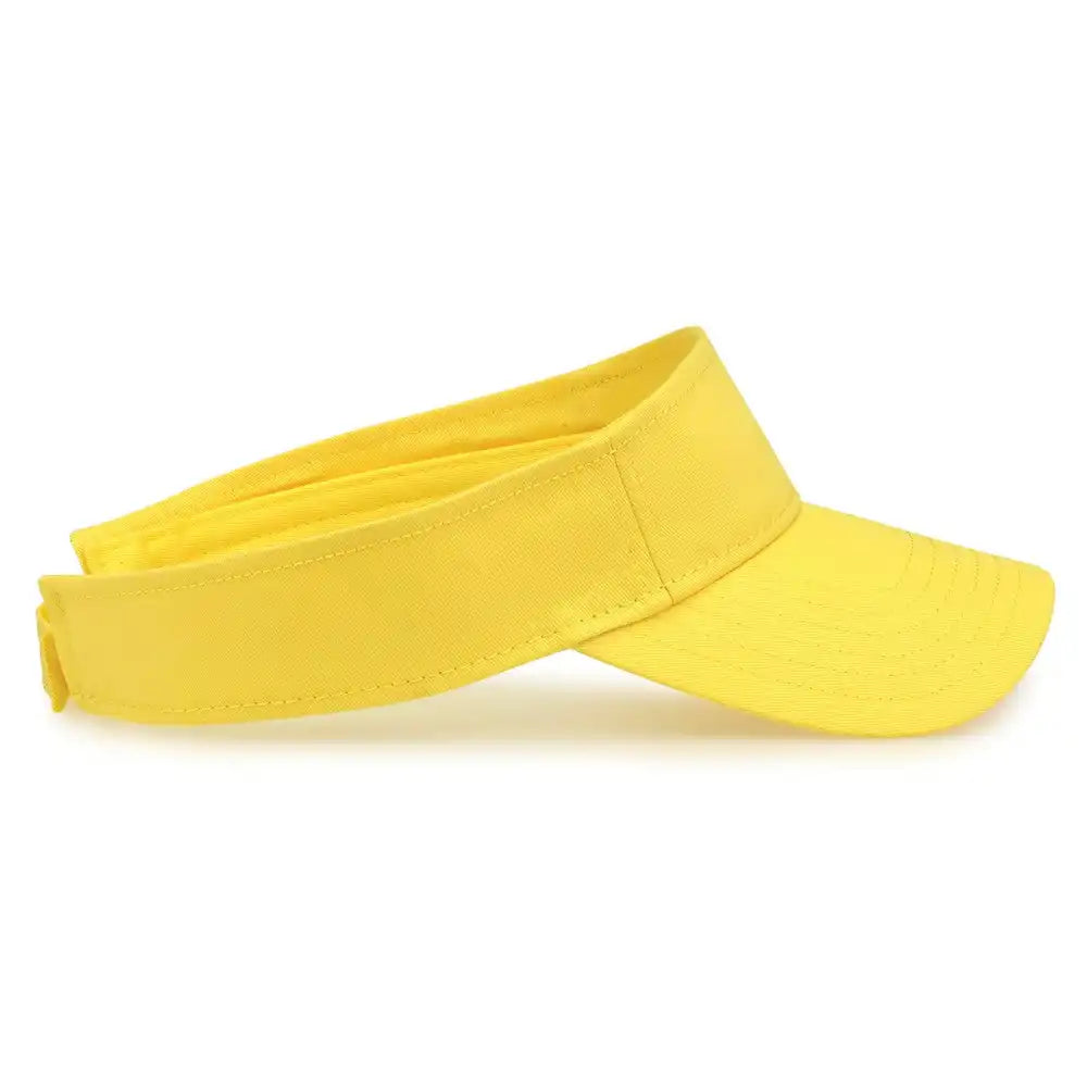The Game Gb464 Cotton Twill Visor Yellow / one Size Fits Most