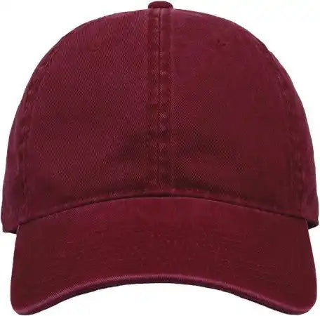 The Game Gb465 Pigment-dyed Cap - Cinnamon Red - Adjustable