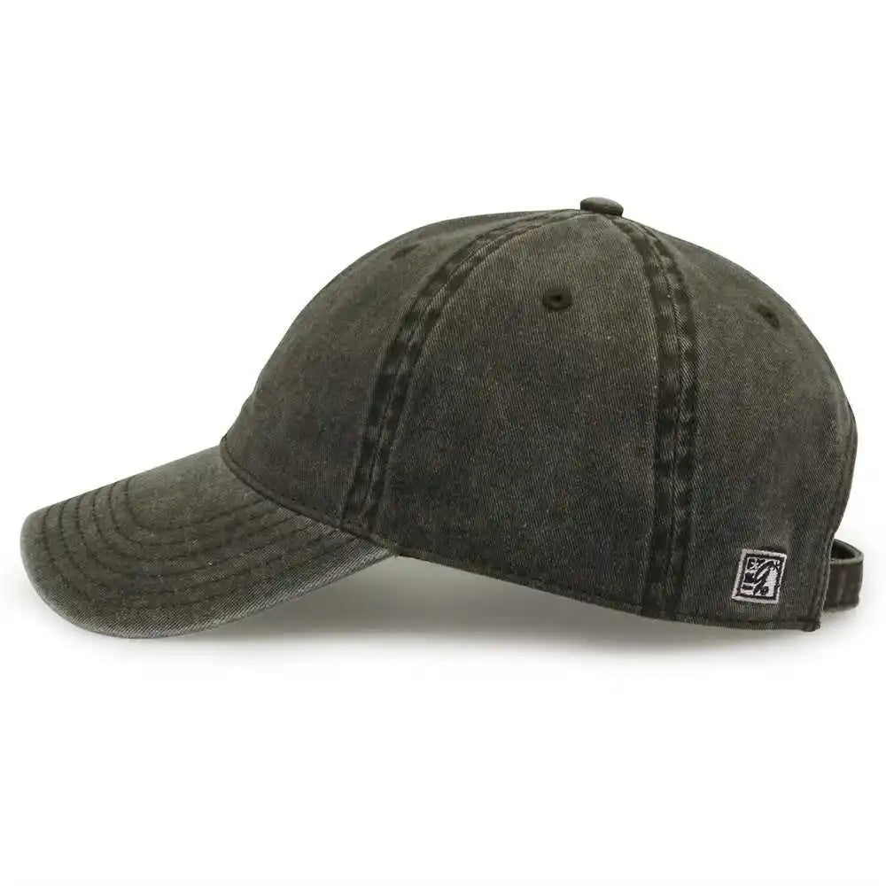 The Game Gb465 Pigment Dyed Twill Cap Army Green Olive / one Size Fits Most