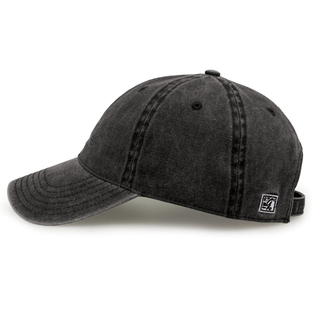 The Game Gb465 Pigment Dyed Twill Cap - Black