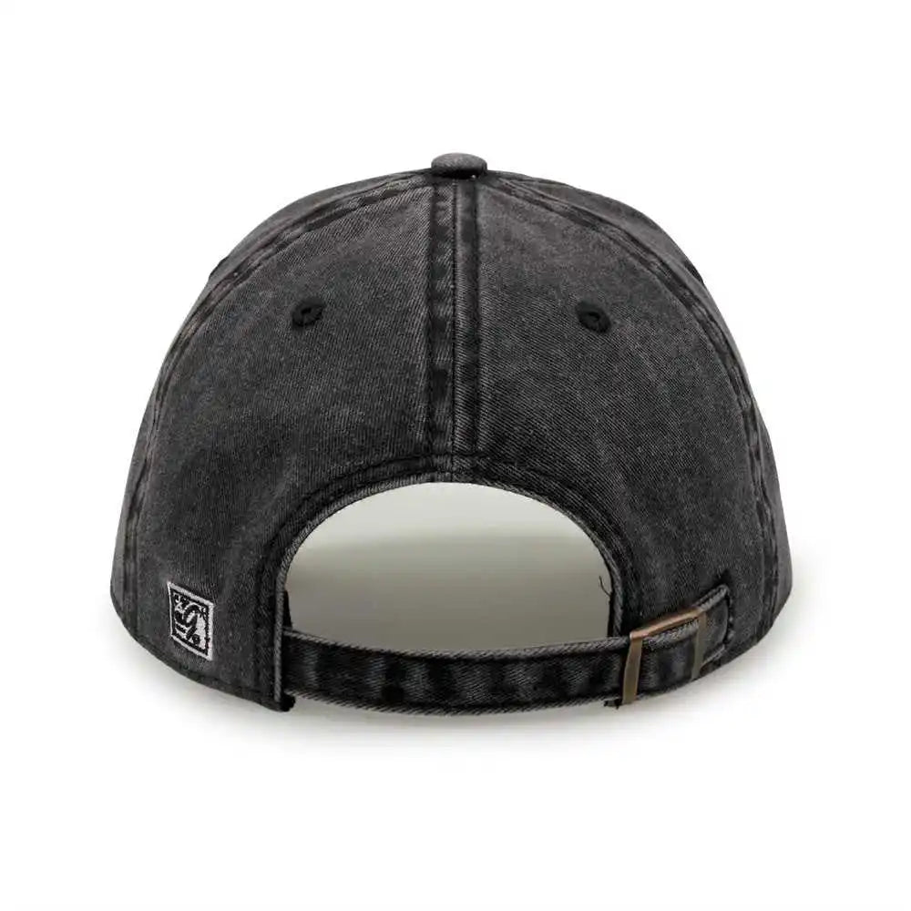 The Game Gb465 Pigment Dyed Twill Cap Black / one Size Fits Most