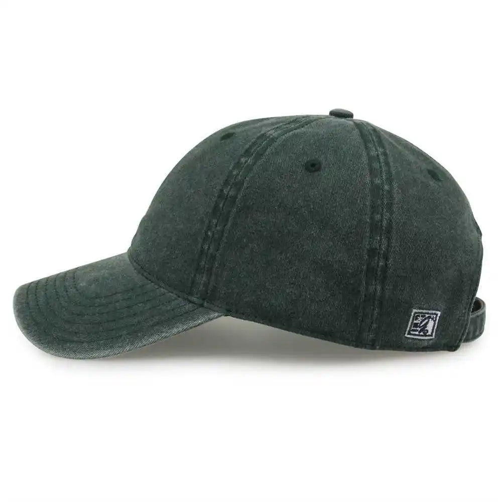 The Game Gb465 Pigment Dyed Twill Cap Bottle Green Sand Forest / one Size Fits Most
