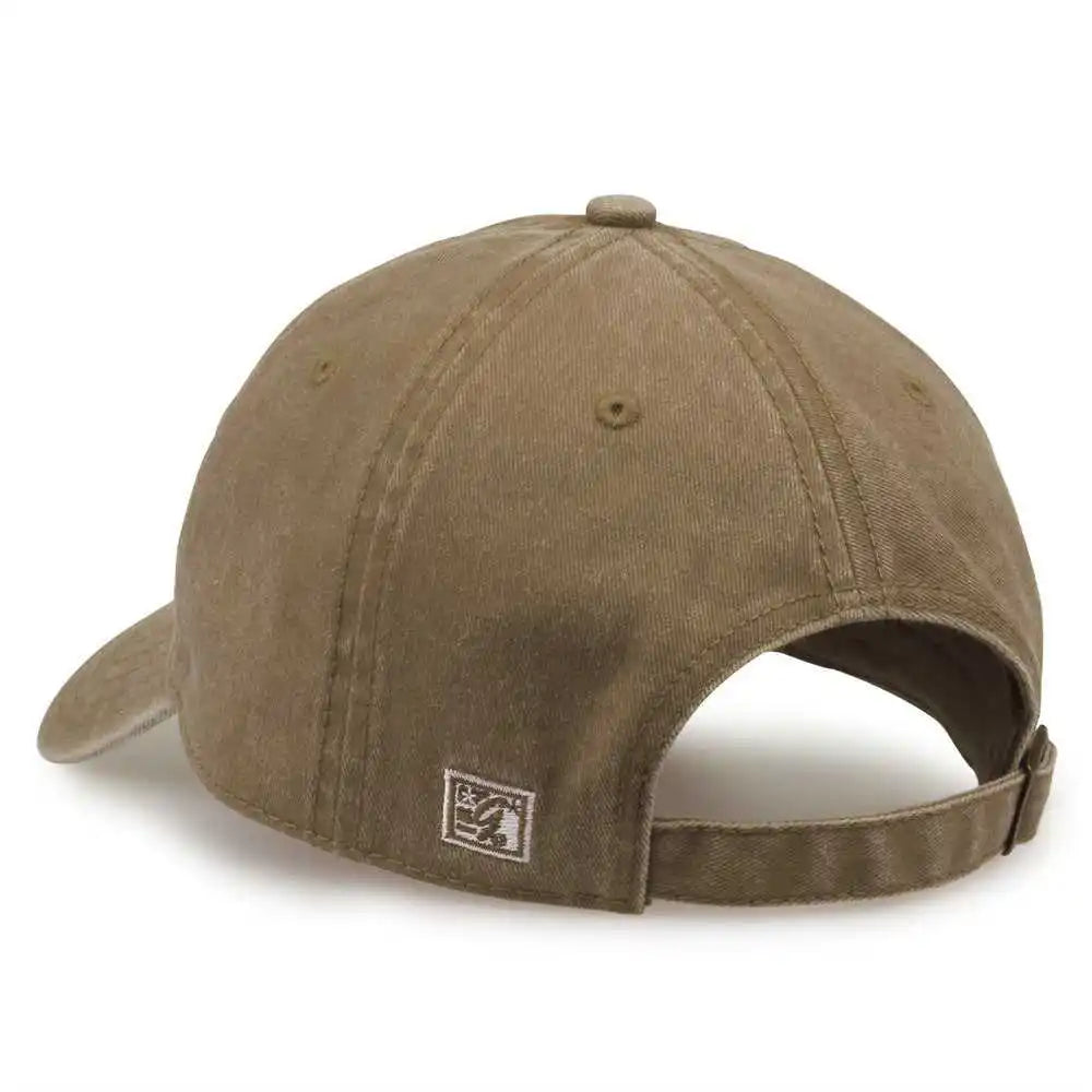 The Game Gb465 Pigment Dyed Twill Cap Kahki Khaki / one Size Fits Most