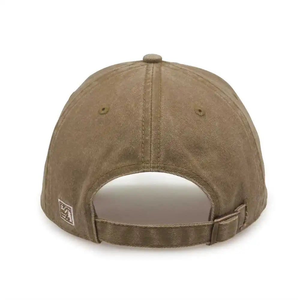 The Game Gb465 Pigment Dyed Twill Cap Kahki Khaki / one Size Fits Most