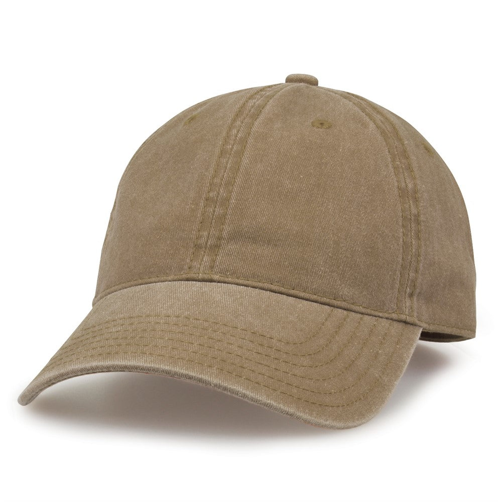 The Game Gb465 Pigment Dyed Twill Cap - Khaki