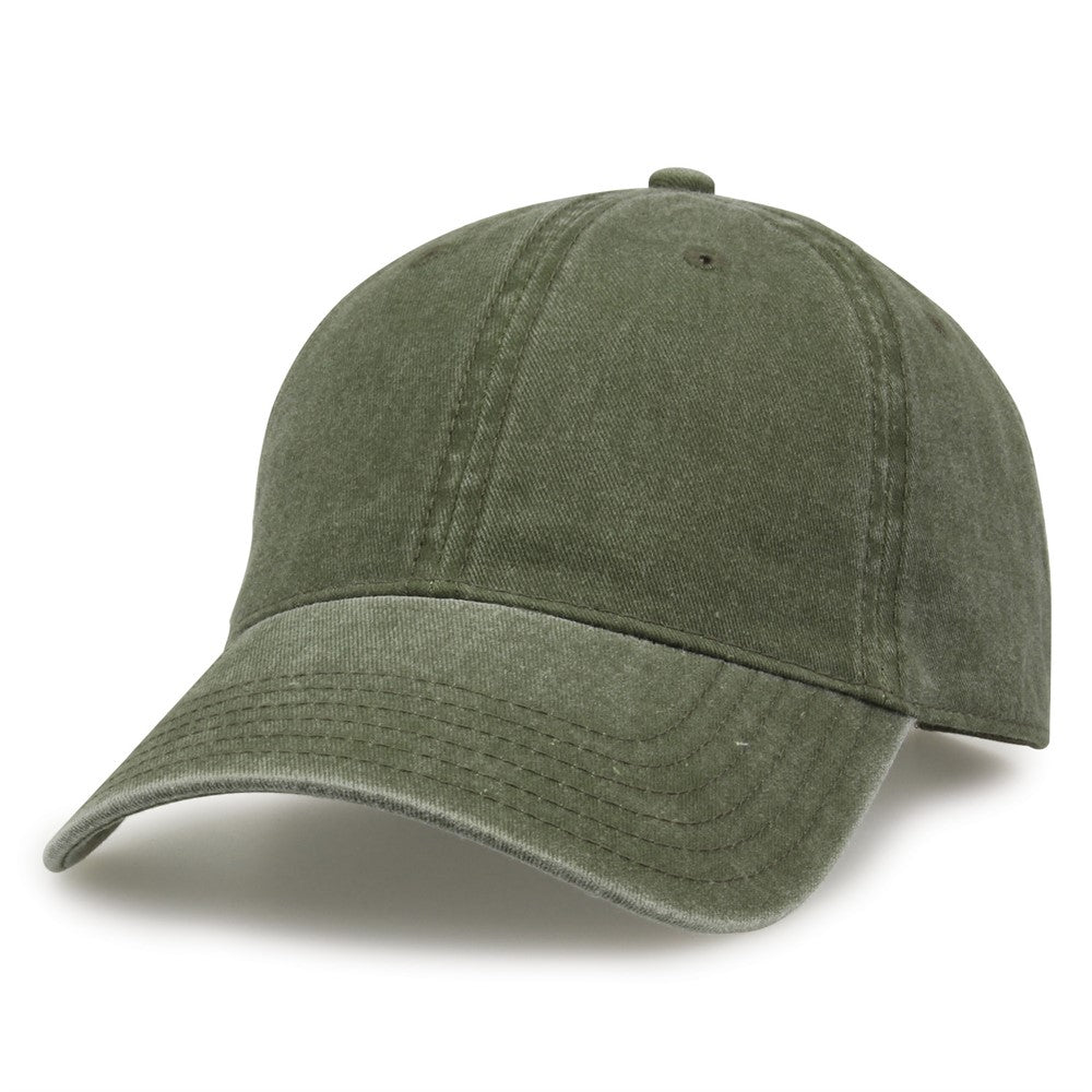 The Game Gb465 Pigment Dyed Twill Cap - Light Olive