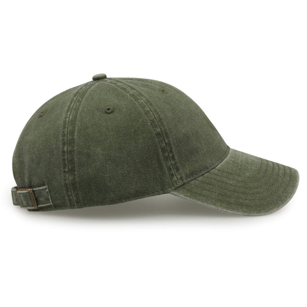 The Game Gb465 Pigment Dyed Twill Cap - Light Olive