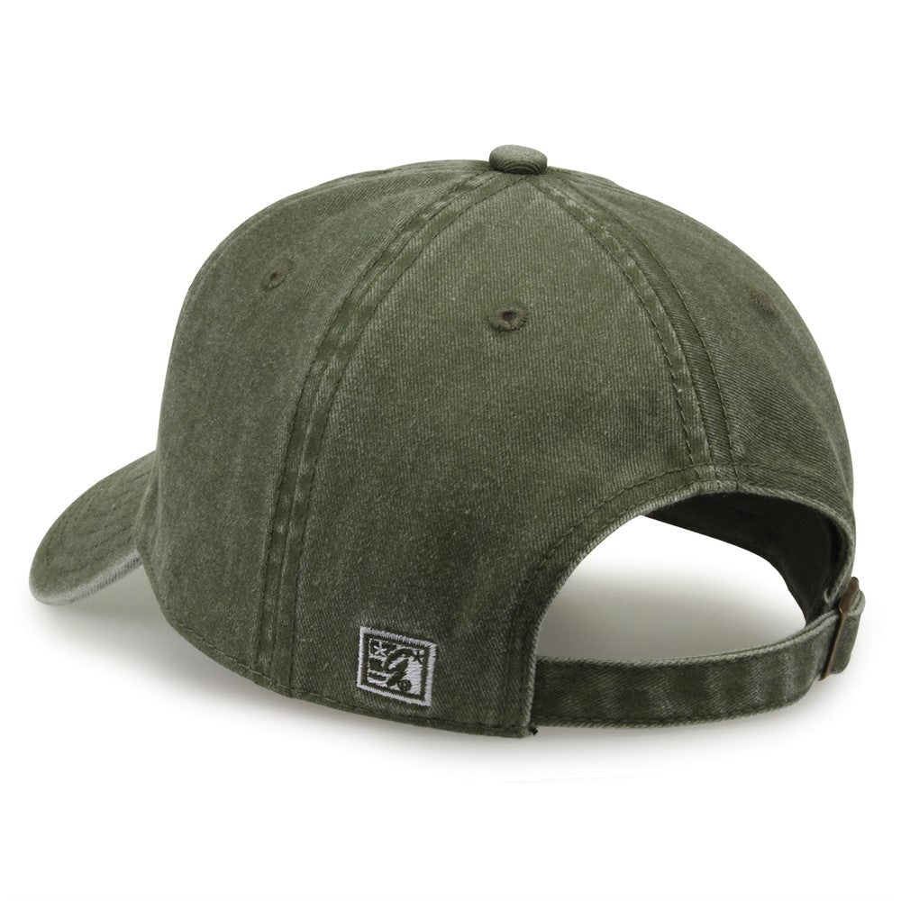 The Game Gb465 Pigment Dyed Twill Cap - Light Olive