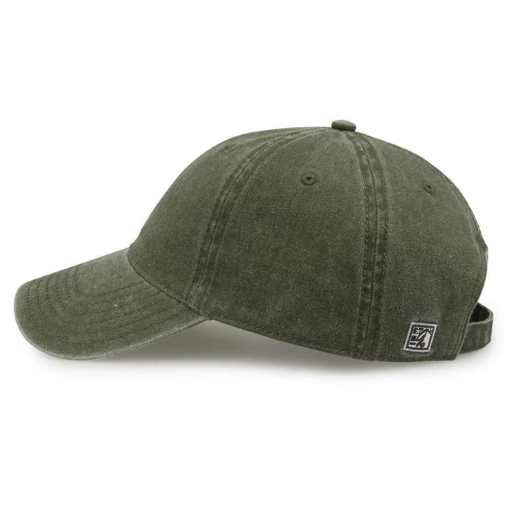The Game Gb465 Pigment Dyed Twill Cap - Light Olive