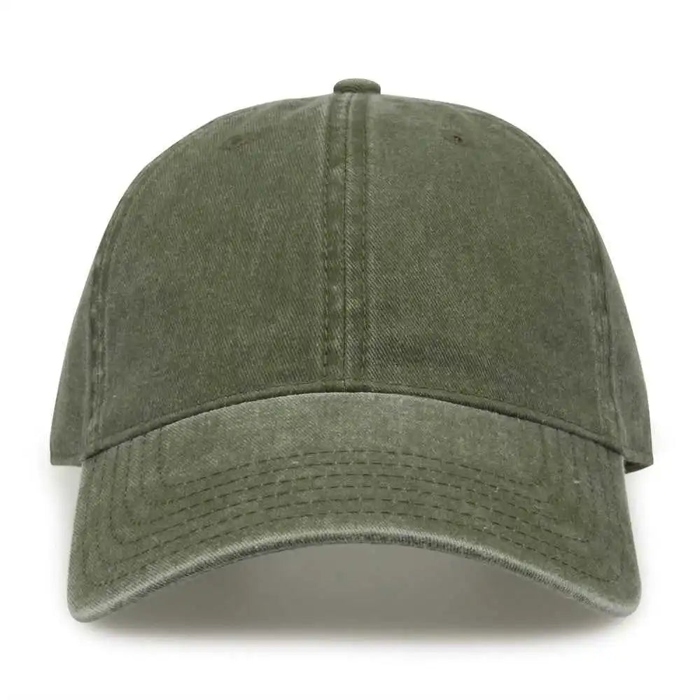 The Game Gb465 Pigment Dyed Twill Cap Light Olive / one Size Fits Most