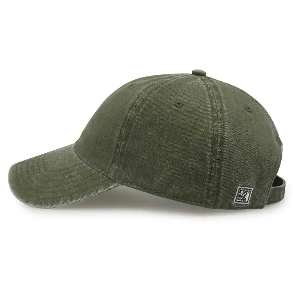 The Game Gb465 Pigment Dyed Twill Cap Light Olive / one Size Fits Most