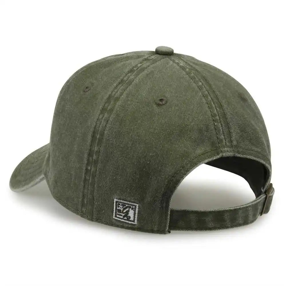 The Game Gb465 Pigment Dyed Twill Cap Light Olive / one Size Fits Most