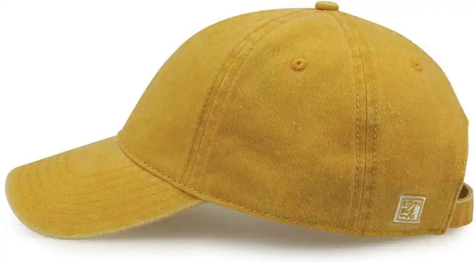 The Game Gb465 Pigment Dyed Twill Cap Mustard Gold / one Size Fits Most