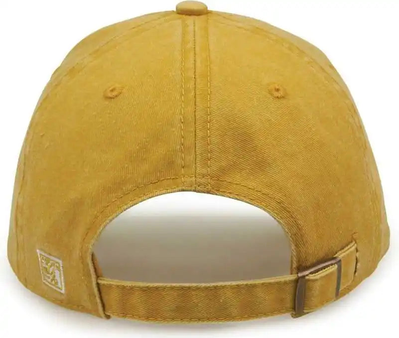 The Game Gb465 Pigment Dyed Twill Cap Mustard Gold / one Size Fits Most