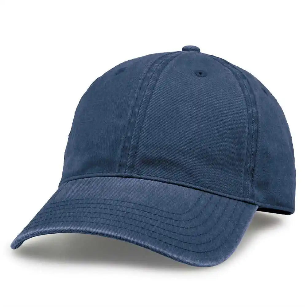 The Game Gb465 Pigment Dyed Twill Cap Navy / one Size Fits Most