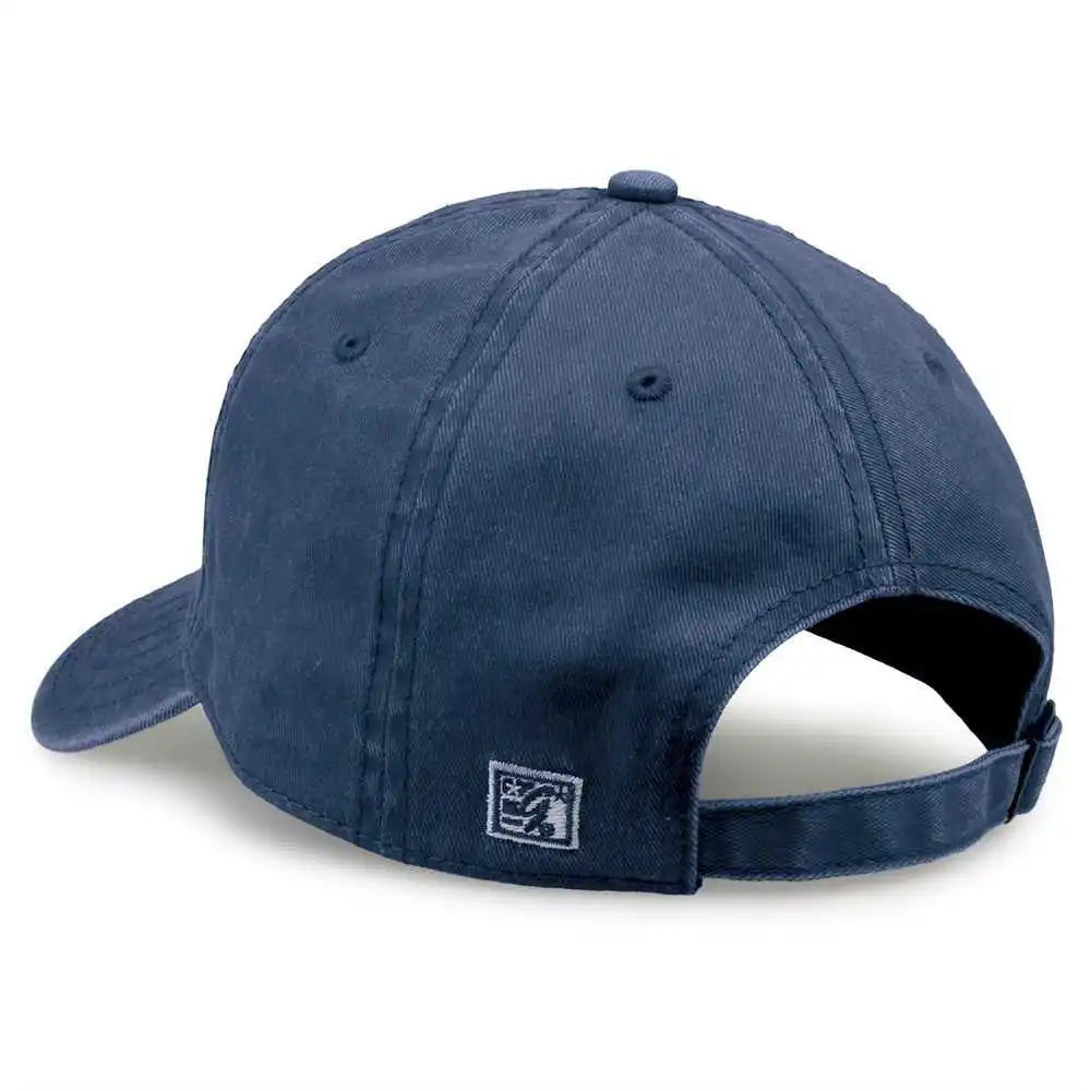 The Game Gb465 Pigment Dyed Twill Cap Navy / one Size Fits Most