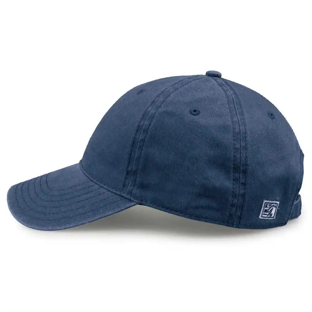 The Game Gb465 Pigment Dyed Twill Cap Navy / one Size Fits Most