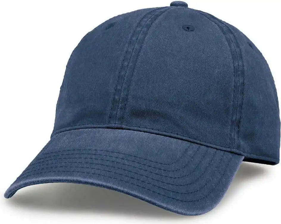 The Game Gb465 Pigment Dyed Twill Cap Navy / one Size Fits Most
