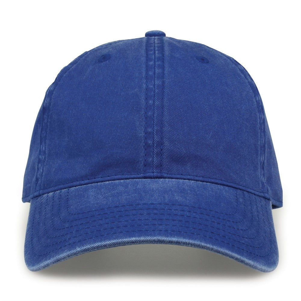 The Game Gb465 Pigment Dyed Twill Cap - Royal