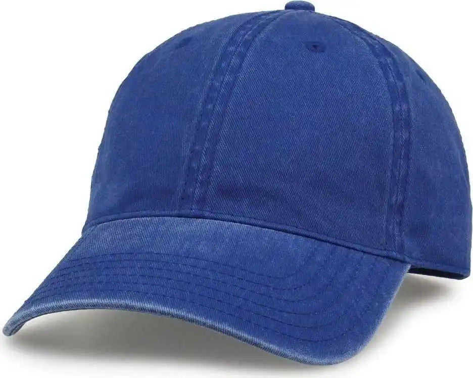 The Game Gb465 Pigment Dyed Twill Cap Royal / one Size Fits Most
