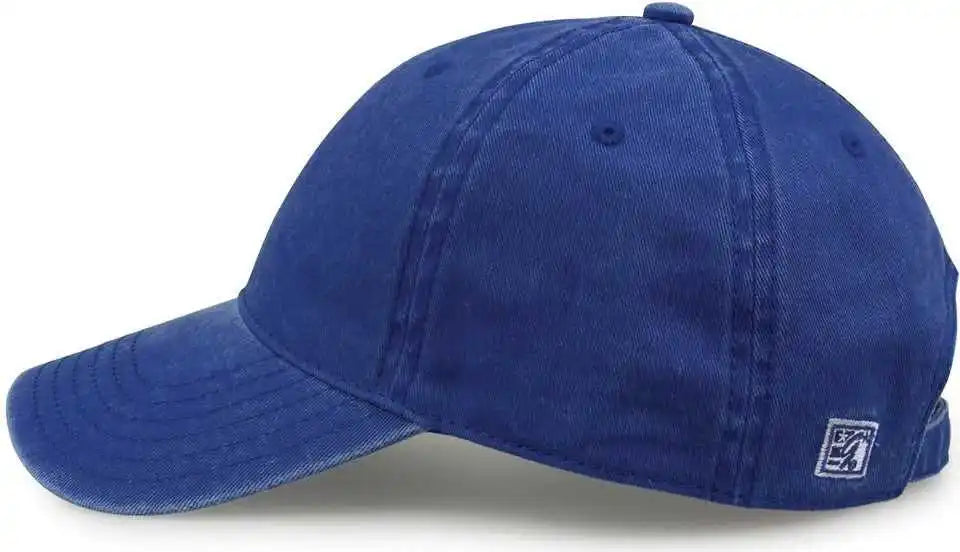 The Game Gb465 Pigment Dyed Twill Cap Royal / one Size Fits Most