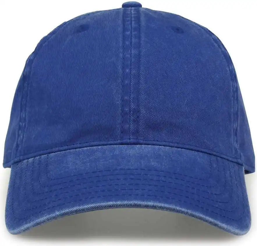 The Game Gb465 Pigment Dyed Twill Cap Royal / one Size Fits Most