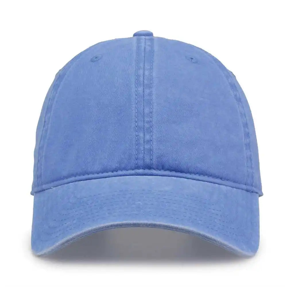 The Game Gb465 Pigment Dyed Twill Cap Sky Blue Columbia / one Size Fits Most