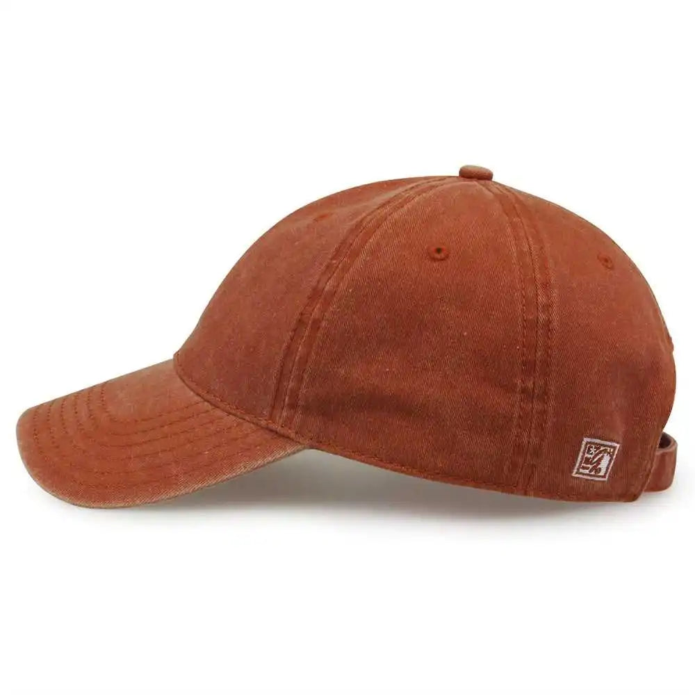 The Game Gb465 Pigment Dyed Twill Cap Texas Orange / one Size Fits Most