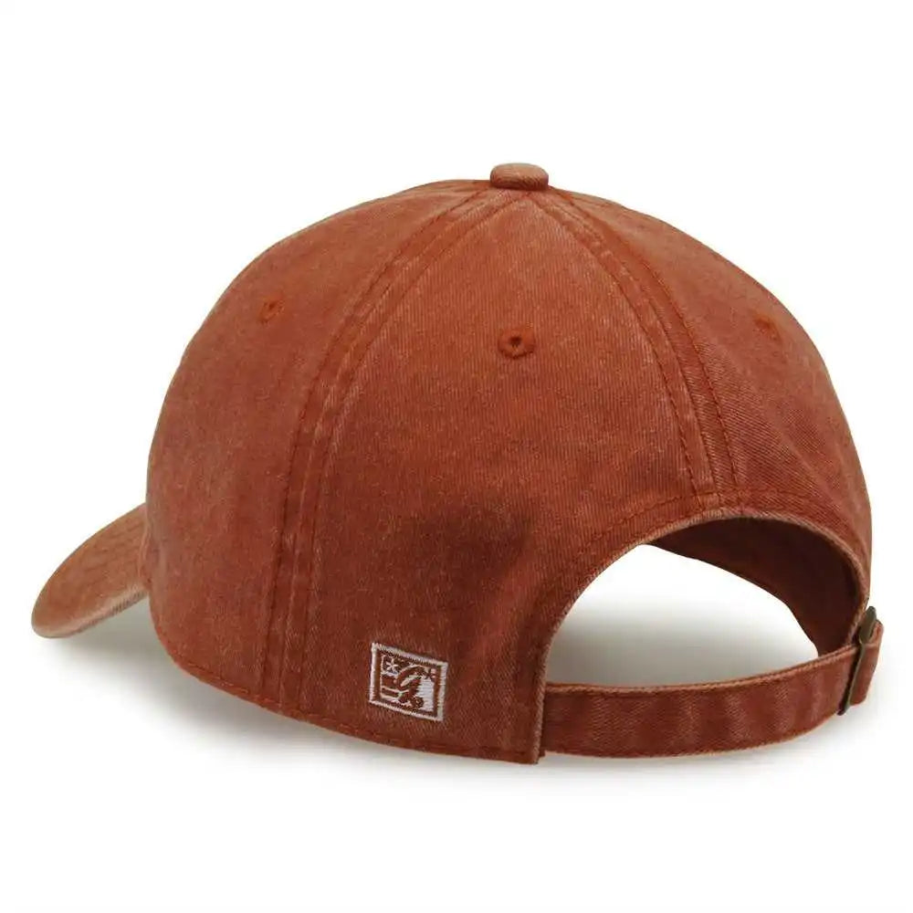 The Game Gb465 Pigment Dyed Twill Cap Texas Orange / one Size Fits Most