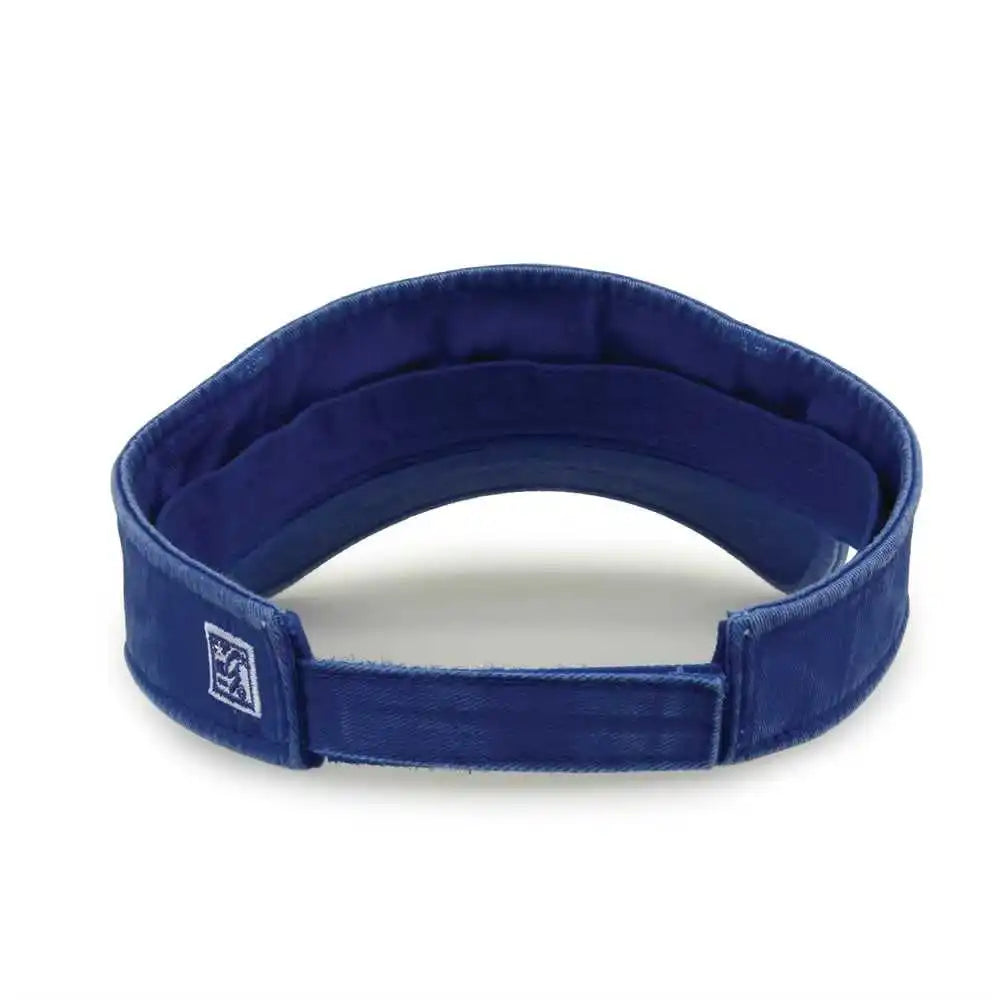 The Game Gb466 Pigment Dyed Twill Visor Royal / one Size Fits Most