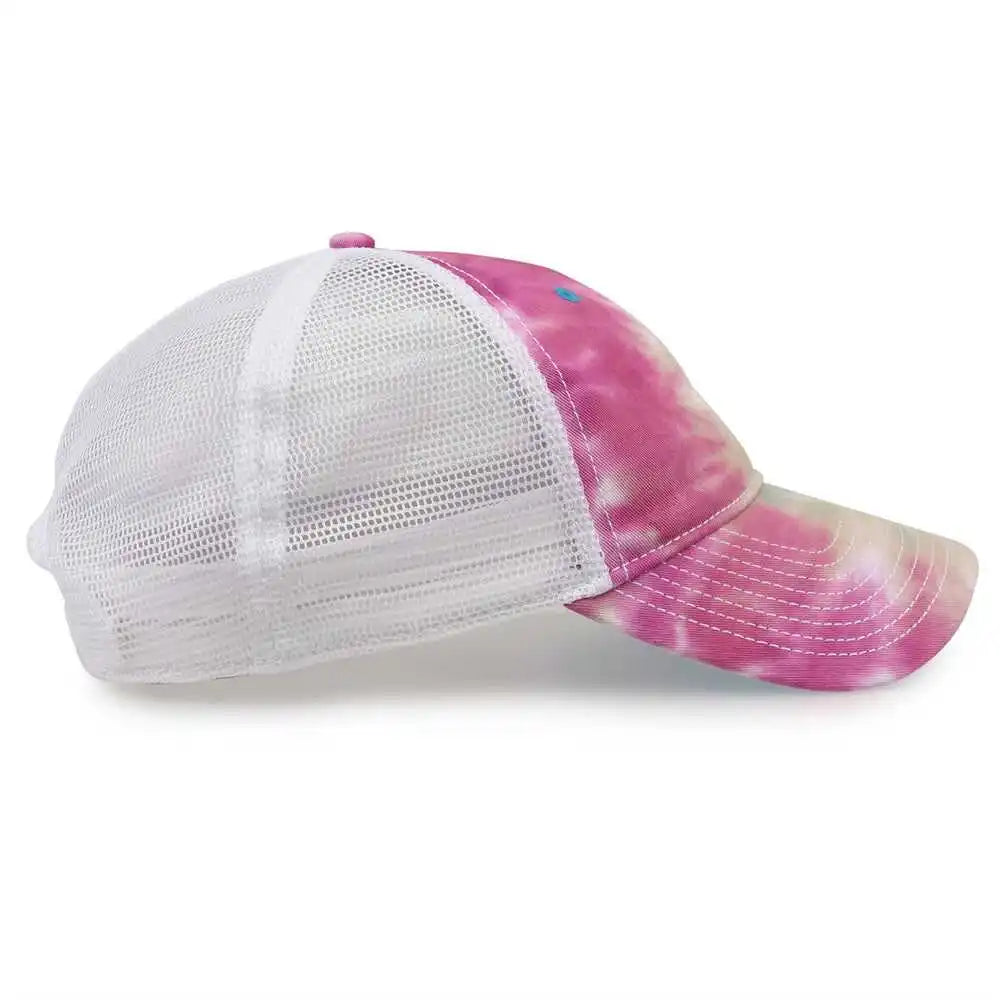 The Game Gb470 Lido Tie Dyed Trucker Cap Pastel Multi Colored / 6 5/8’’ 7