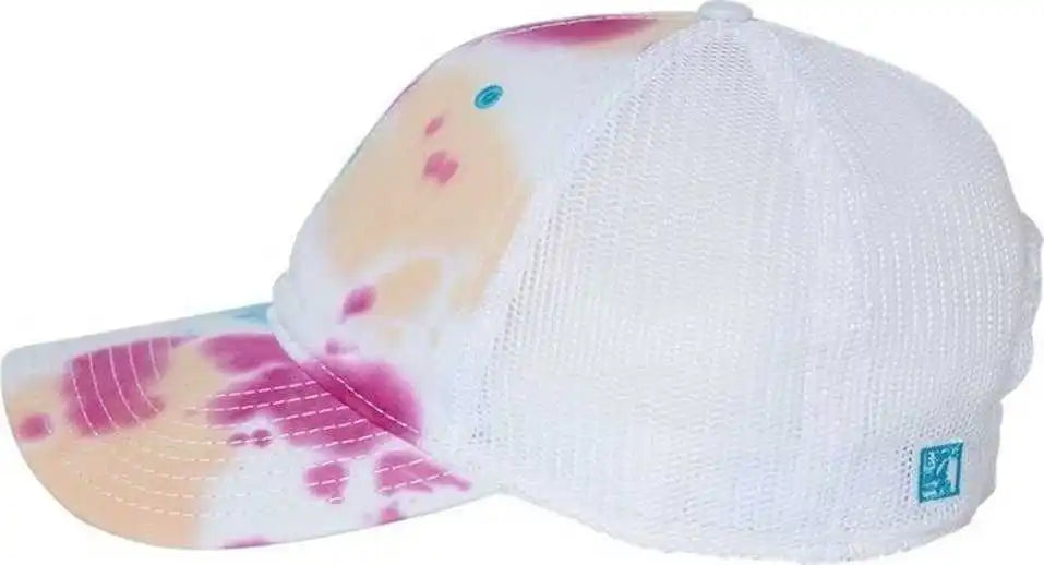 The Game Gb470 Lido Tie Dyed Trucker Cap Pastel Multi Colored / 6 5/8’’ 7