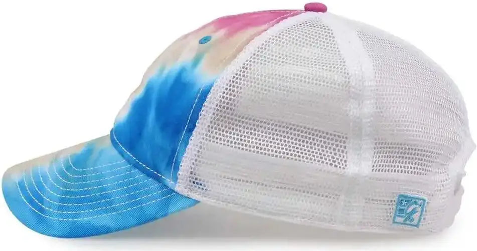 The Game Gb470 Lido Tie-dyed Trucker Cap - Pastel