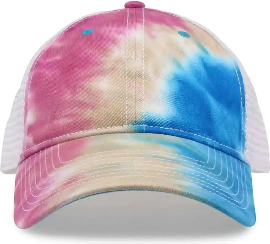 The Game Gb470 Lido Tie-dyed Trucker Cap - Pastel