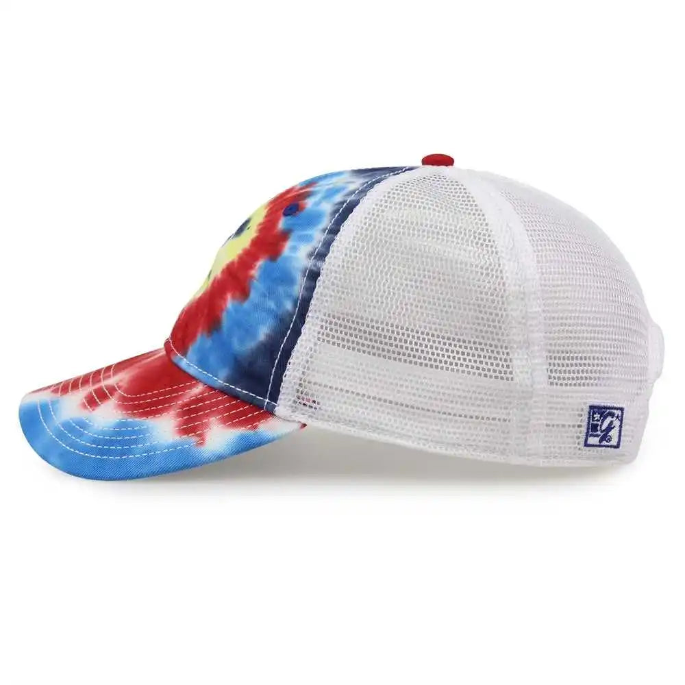 The Game Gb470 Lido Tie Dyed Trucker Cap Rainbow Multi Colored / 6 5/8’’ 7