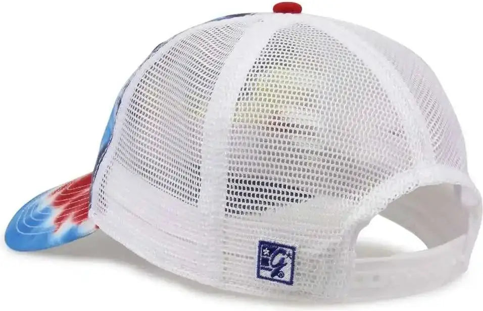 The Game Gb470 Lido Tie-dyed Trucker Cap - Rainbow