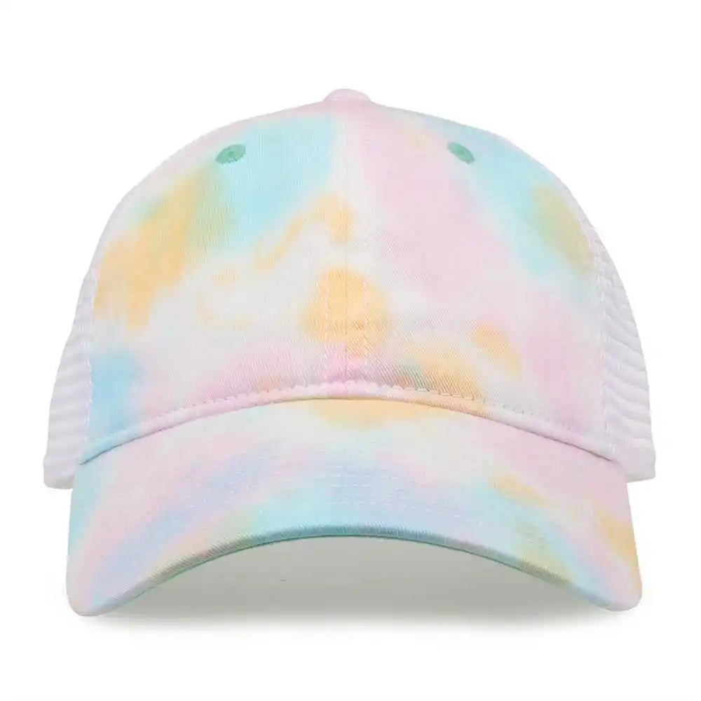 The Game Gb470 Lido Tie Dyed Trucker Cap Sorbet Multi Colored / 6 5/8’’ 7